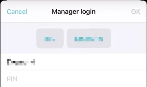 Setting up tap to pay - manager prompt